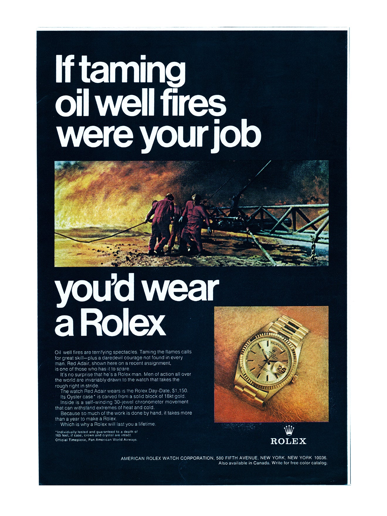 1969 Rolex Day-Date Advertisement – Passion Watches