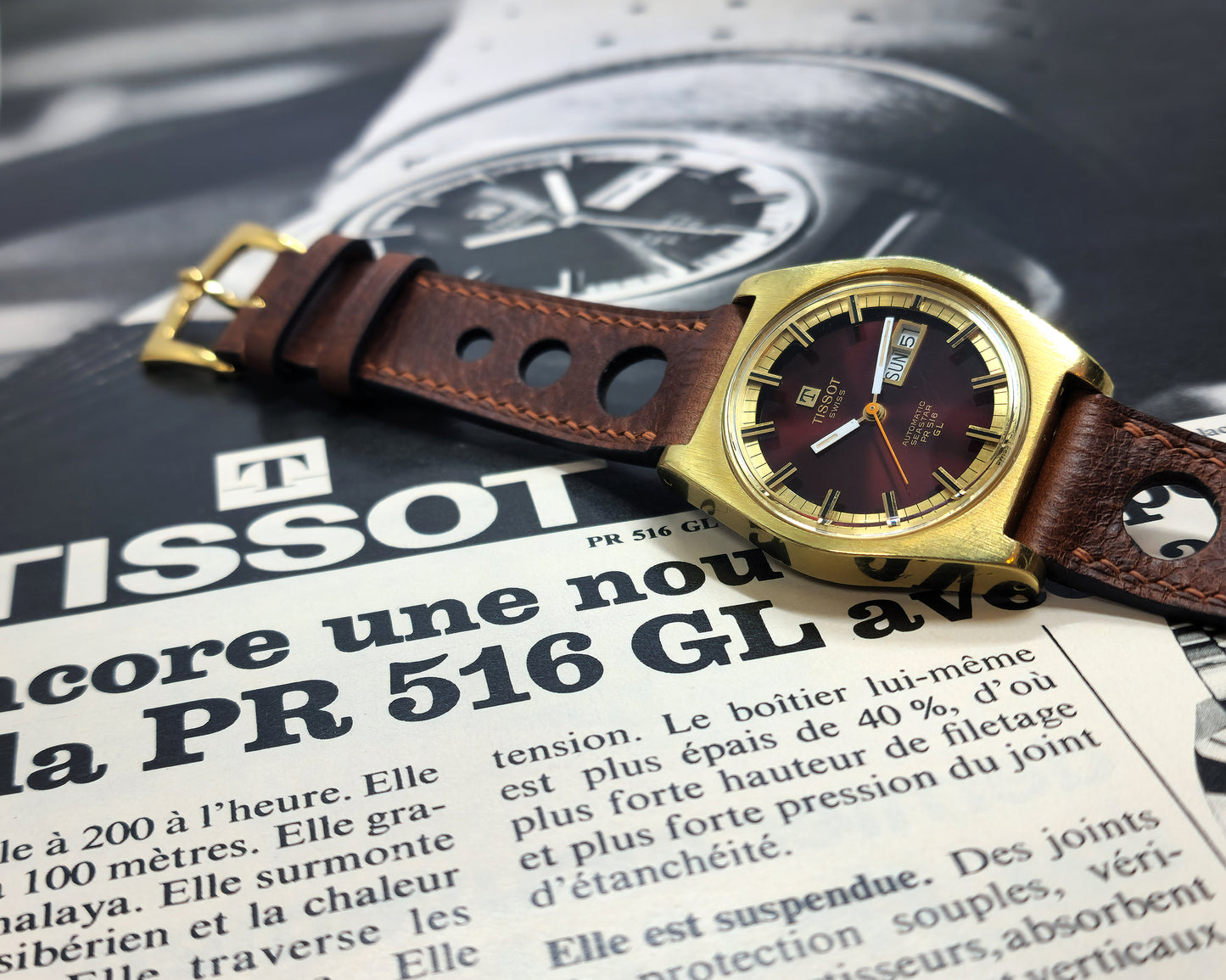 1980s Tissot Seastar PR516 Automatic Watch