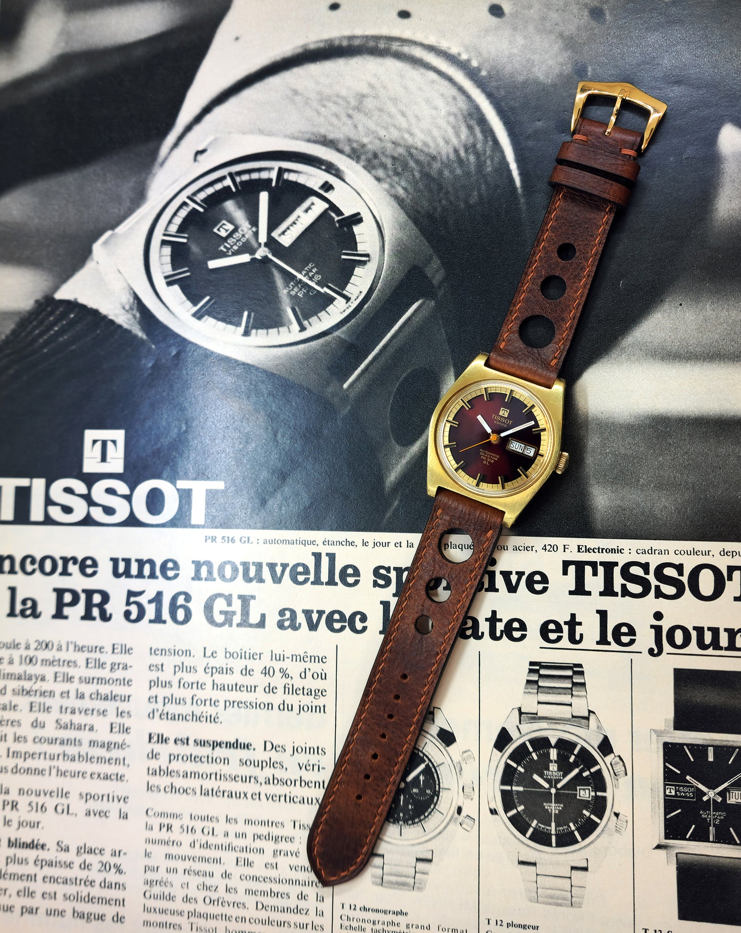 1980s Tissot Seastar PR516 Automatic Watch