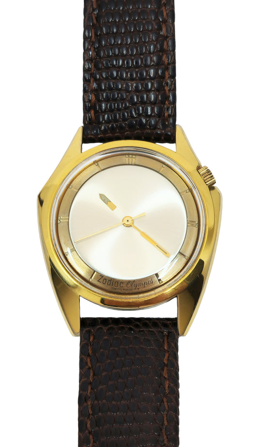 1960s Zodiac Olympos Mystery Dial Watch