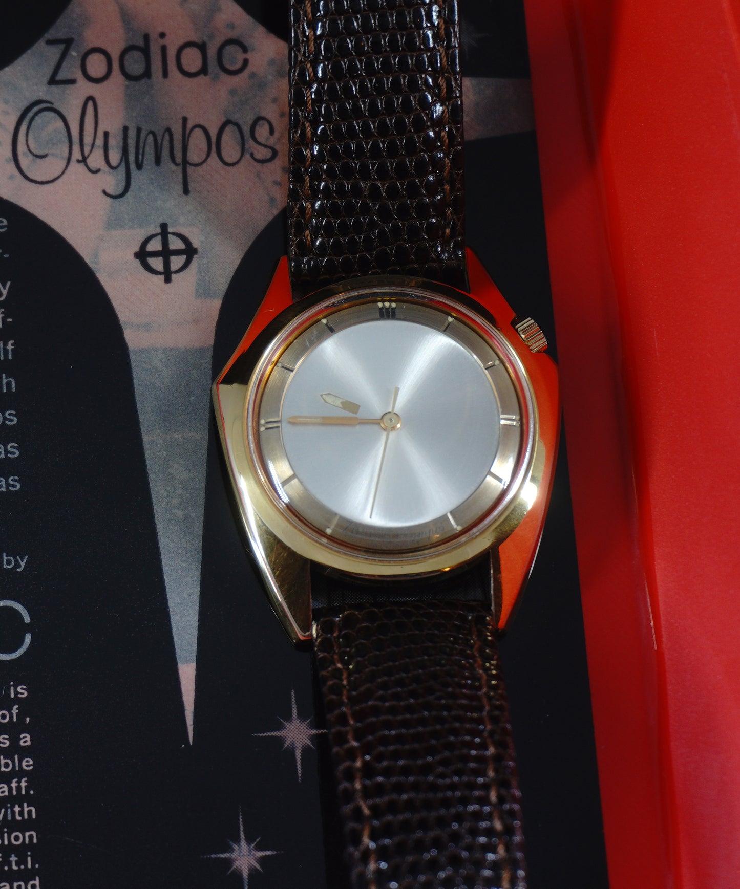 1960s Zodiac Olympos Mystery Dial Watch