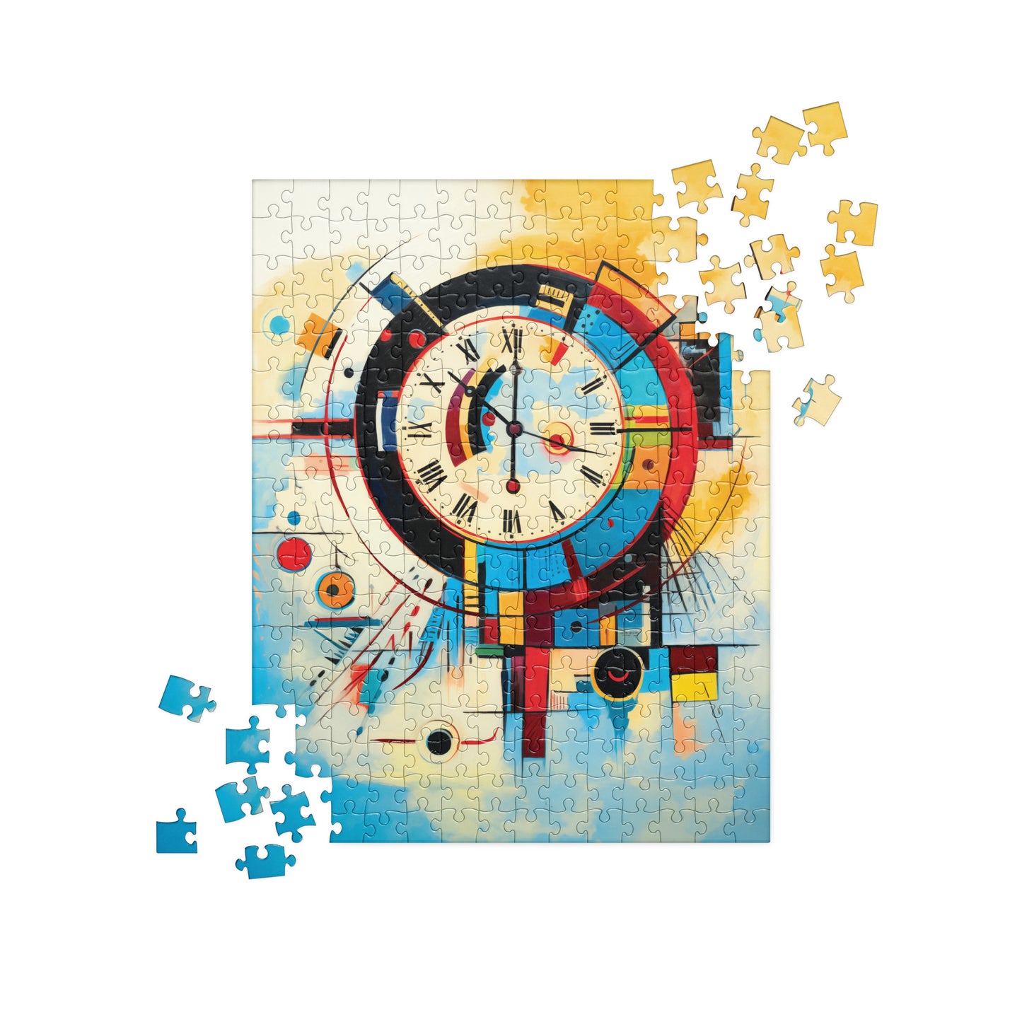 Abstract Art Clock Puzzle