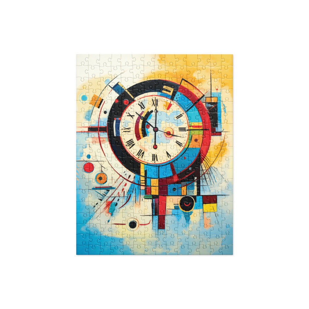 Abstract Art Clock Puzzle