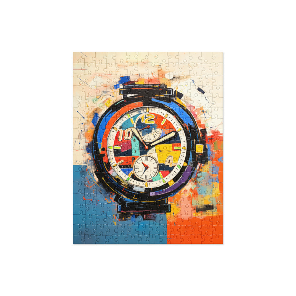 Abstract Art Clock Puzzle