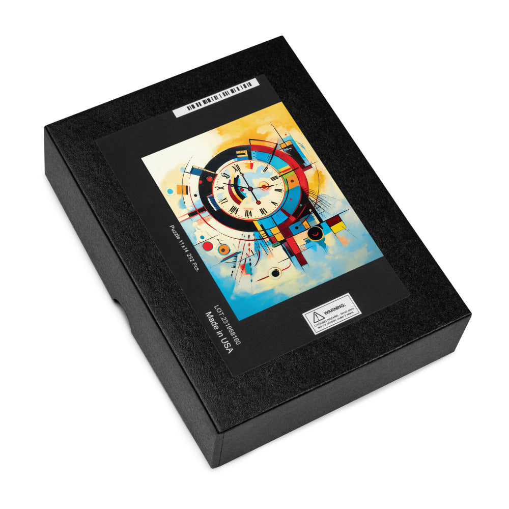 Abstract Art Clock Puzzle