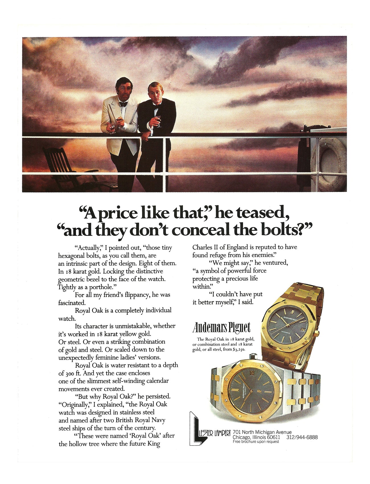 1979 Audemars Piguet Royal Oak Advertisement