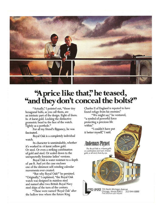 1979 Audemars Piguet Royal Oak Advertisement
