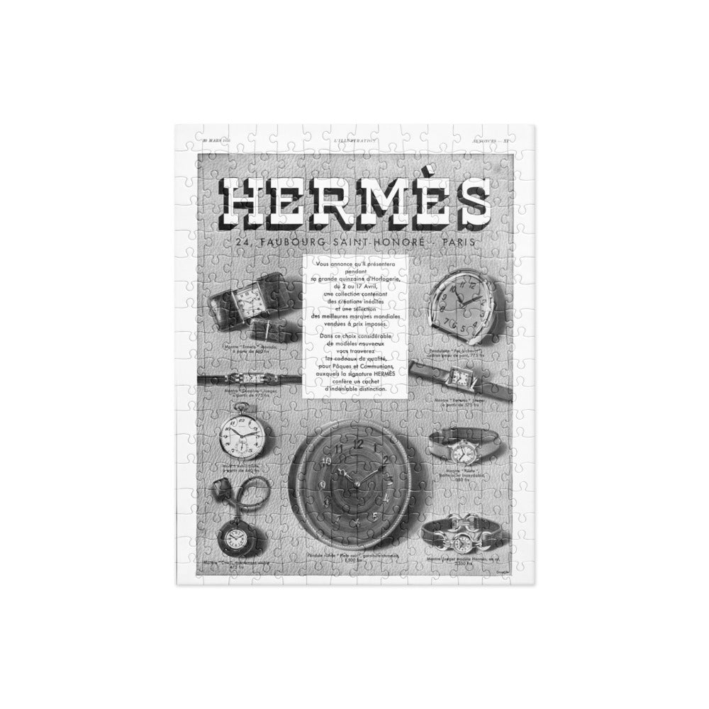 1935 Hermès French Print Ad Puzzle